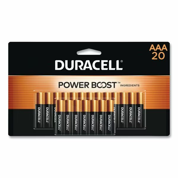 Duracell CopperTop AAA Alkaline Battery, 20 PK, Duracell, Mfr#: MN2400B20Z